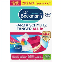 DE DR BECKMANN FARB&SCHMUTZ CHUST. WYŁAP. 20+4SZT