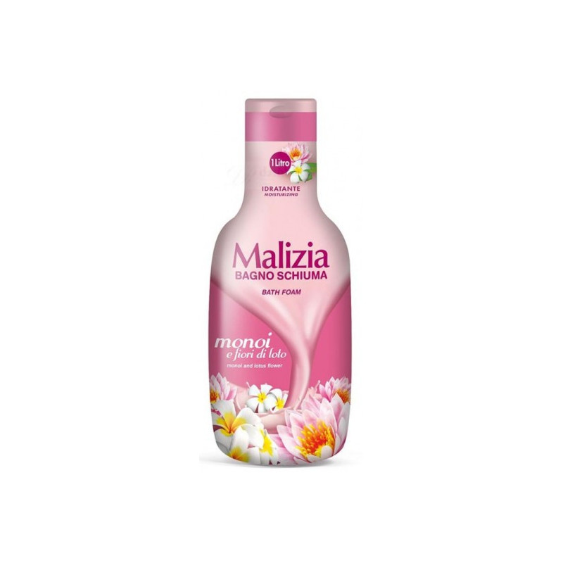 MALIZIA PŁYN DO KĄPIELI 1L. MONOI I KWIAT LOTOSU