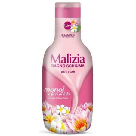 MALIZIA PŁYN DO KĄPIELI 1L. MONOI I KWIAT LOTOSU