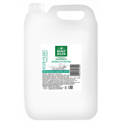 BIAŁY JELEŃ MYDŁO W PŁYNIE KOZIE MLEKO 5L