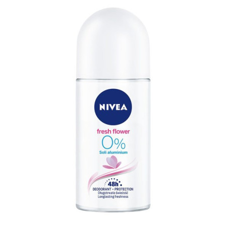 NIVEA ROLL-ON WOMAN FRESH FLOWER 0% ALUMINIUM 50ML