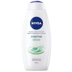 NIVEA SHOWER GEL 750ML. ALOE VERA.