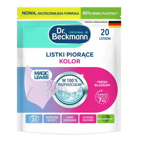 DE DR BECKMANN MAGICZNE LISTKI DO PRANIA KOLOR
